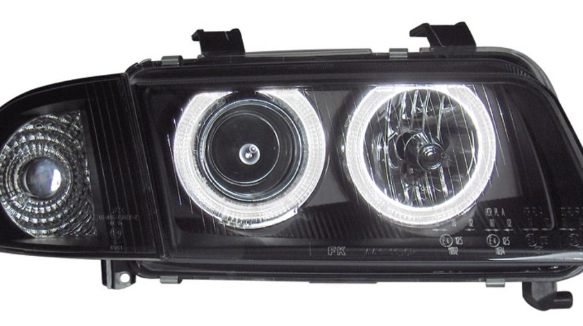 FARURI ANGEL EYES AUDI A4 B5 XENON FUNDAL BLACK -COD FKFSXAI303