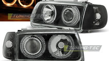 Faruri ANGEL EYES BLACK compatibila VW POLO 6N 10....