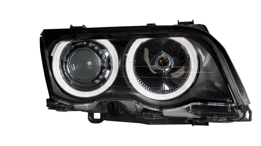 FARURI ANGEL EYES BMW E46 FUNDAL BLACK -COD FKFS027