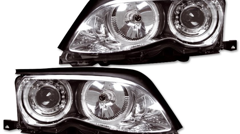 FARURI ANGEL EYES BMW E46 FUNDAL BLACK -COD FKFS035