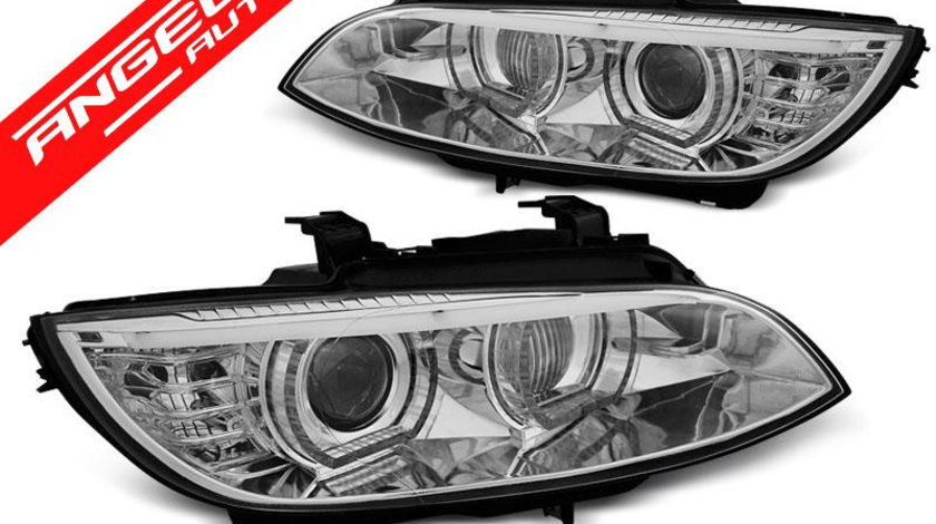 Faruri Angel Eyes BMW E92/E93 2006-2010 Xenon AFS Crom