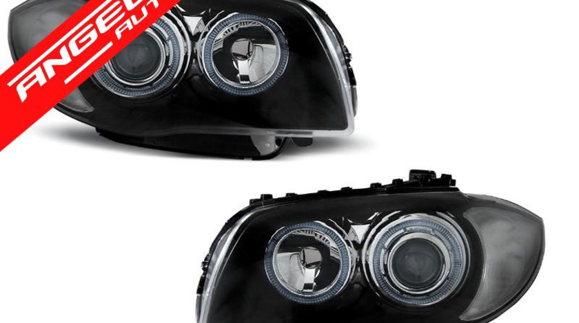 Faruri ANGEL EYES BMW Seria 1 E87 Black Model