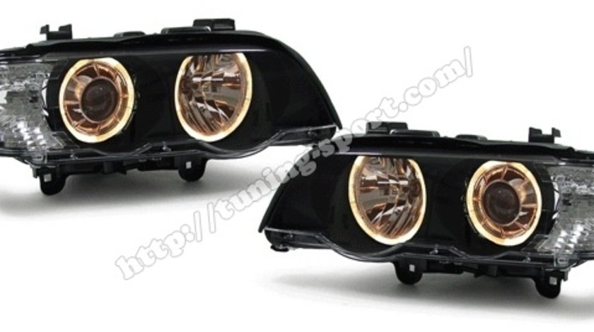 FARURI ANGEL EYES BMW X5 E53 FUNDAL BLACK -COD FKFSBM053