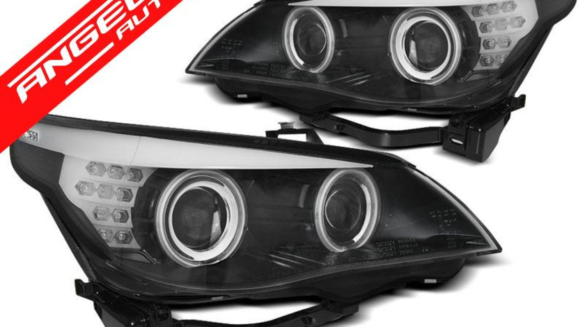 Faruri ANGEL EYES CCFL BMW Seria 5 E60/E61 03-07 Semnal LED