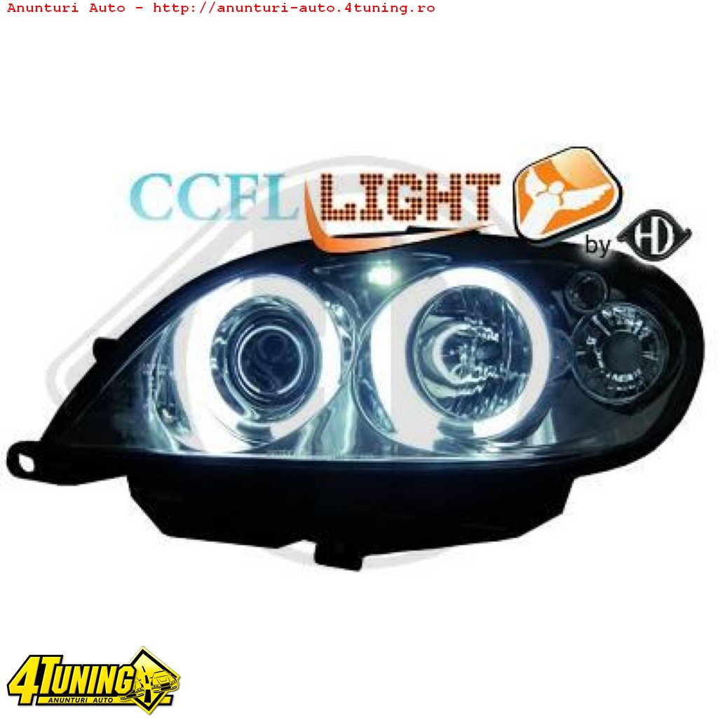 FARURI ANGEL EYES CITROEN SAXO FUNDAL CROM SAU NEGRU CU CCFL