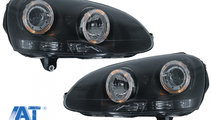 Faruri Angel Eyes compatibil cu VW Golf 5 V (2003-...