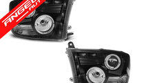 Faruri Angel Eyes DODGE RAM 09-18 Negru