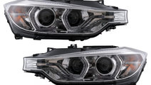 Faruri Angel Eyes LED DRL compatibil cu BMW 3 Seri...