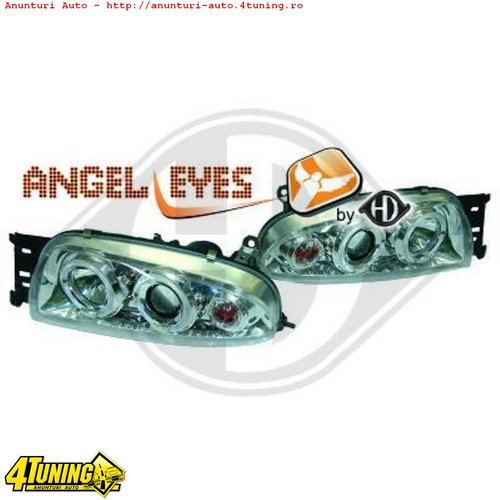 FARURI ANGEL EYES PENTRU FORD FIESTA FUNDAL CROM SAU NEGRU