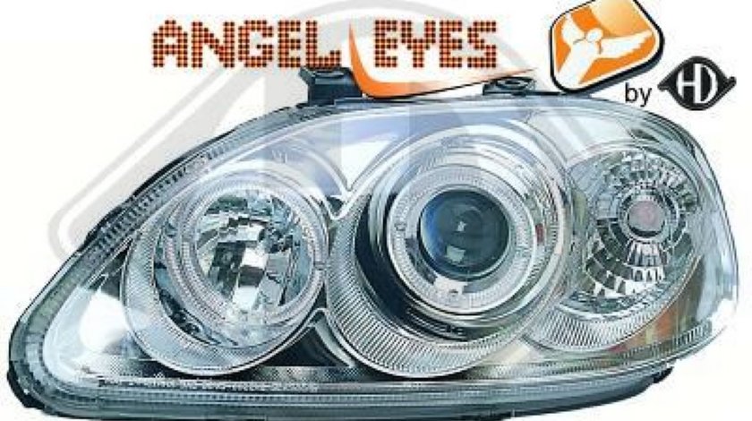 FARURI ANGEL EYES PENTRU HONDA CIVIC COUPE FUNDAL CROM SAU NEGRU