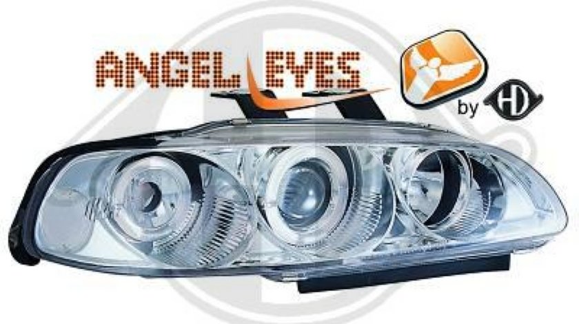 FARURI ANGEL EYES PENTRU HONDA CIVIC COUPE FUNDAL CROM SAU NEGRU