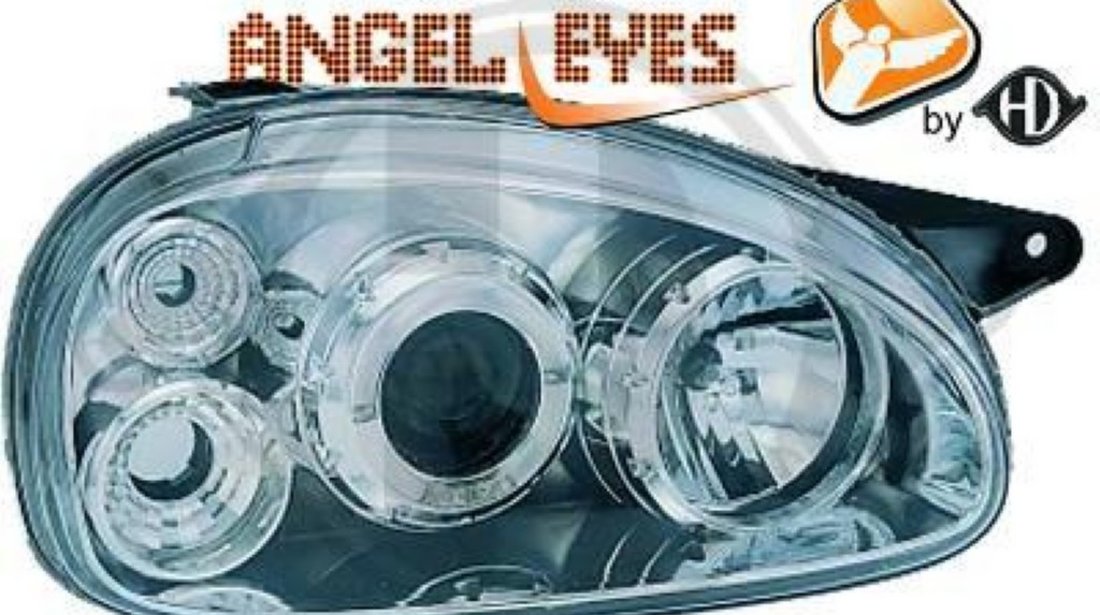 FARURI ANGEL EYES PENTRU OPEL B FUNDAL CROM SAU NEGRU