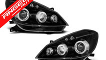 Faruri Angel Eyes Renault Clio 3 2005-2009 Negru