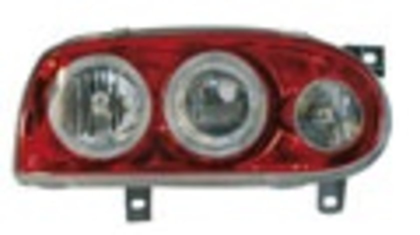 FARURI ANGEL EYES VW GOLF 3 FUNDAL ROSU -COD FKFSVW097