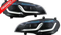 Faruri Bi-Xenon Angel Eyes BMW X5 E70 LCI (2010-20...