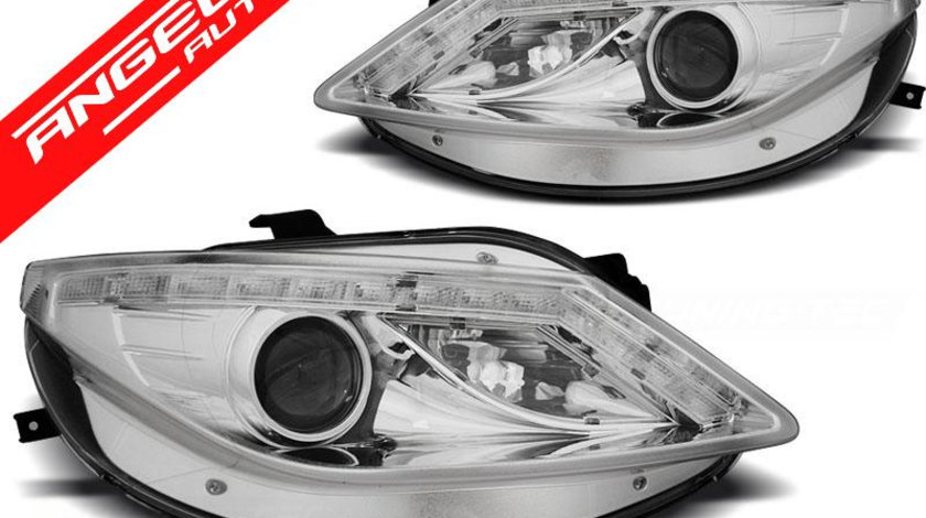 Faruri DAYLIGHT CHROME with LED INDICATOR potrivite pentru SEAT IBIZA 6J 06.08-12