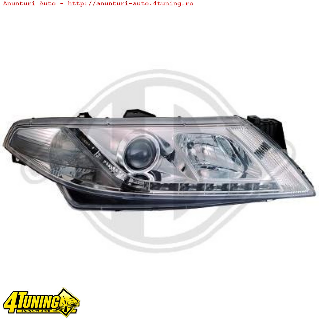 FARURI DAYLINE DAYLIGHT RENAULT LAGUNA FUNDAL CROM SAU BLACK