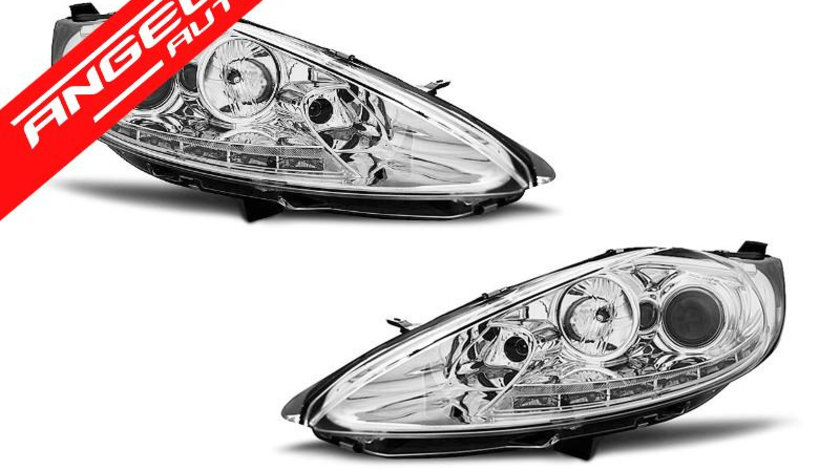 Faruri Dayline Ford Fiesta MK7 2008-2012 Chrome Design