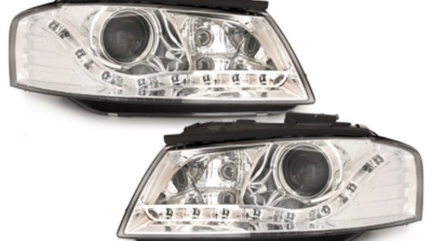 Faruri DAYLINE LED AUDI A3 8P 03-08 chrom