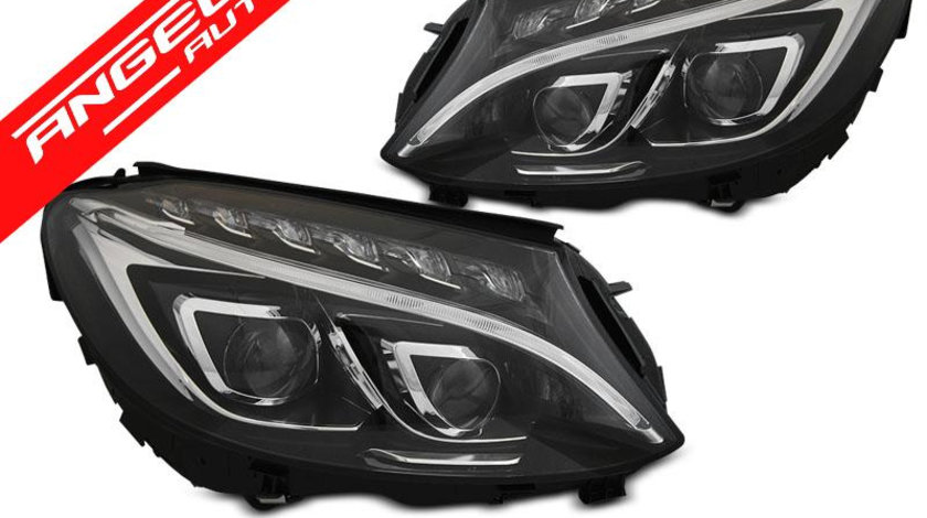 Faruri DRL MERCEDES W205 2014-2018 Negru