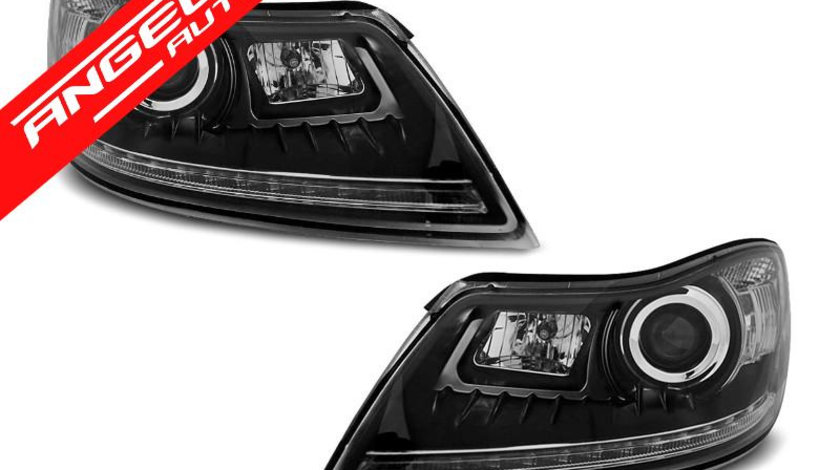 Faruri DRL SKODA OCTAVIA 2 2009-2012 Black