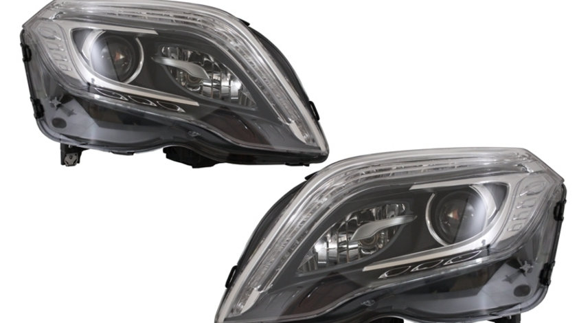 Faruri Facelift LED DRL compatibil cu Mercedes GLK X204 (2013-2015) HLMBX204