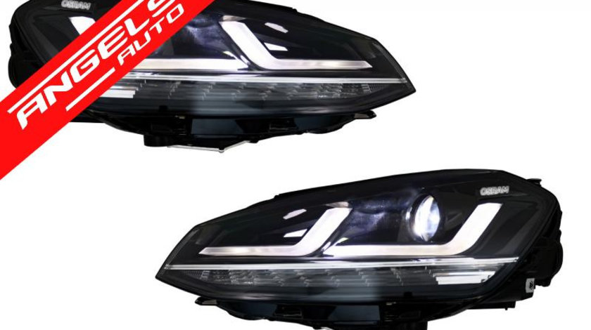 Faruri Golf 7 Full LED (12-17) Crom pt Far Xenon si Pozitie Halogen