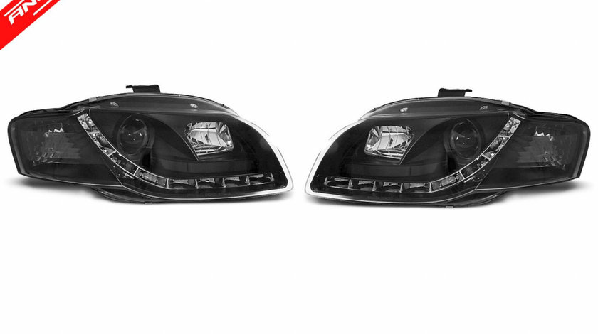 Faruri LED Audi A4 B7 2004-2008 Interior Negru