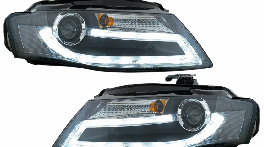 Faruri LED compatibil cu Audi A4 B8 8K (2008-2011) Facelift Light Bar Design Lumina De Zi LED DRL SWA16SLGXB