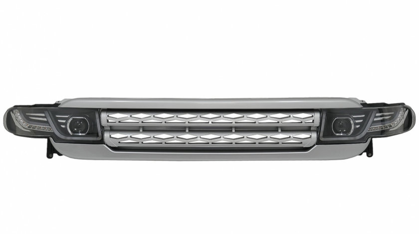 Faruri LED cu Semnal Dinamic si Grila Centrala compatibile cu Toyota FJ Cruiser XJ10 (2007-2015) HLTOFJLCXJ10