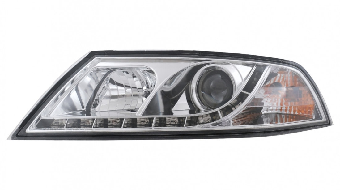 Faruri LED DRL compatibil cu Skoda Octavia II (03.2004-2008) Crome SWSK03GX