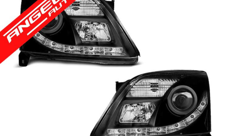 Faruri LED Opel Vectra C 2002-2005 DRL Negru