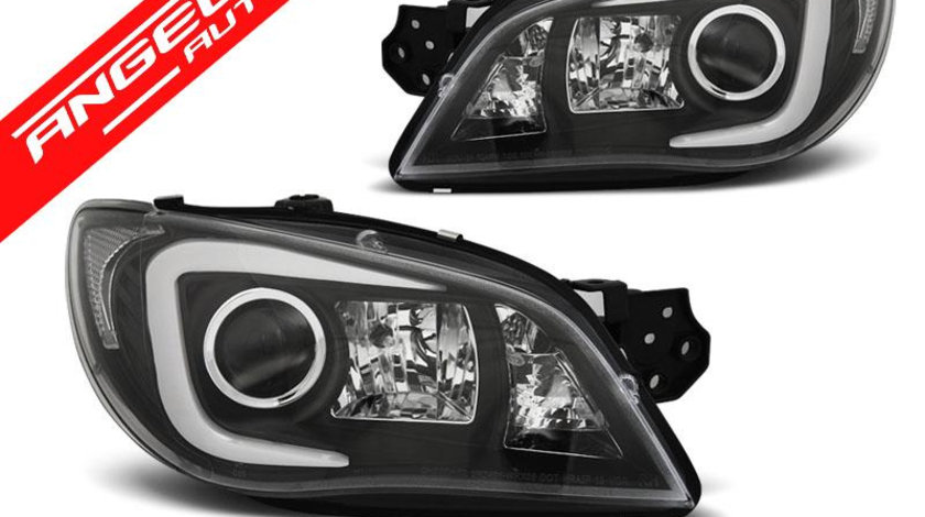 Faruri LED Subaru Impreza II 2006-2007 Negru Xenon din Fabrica