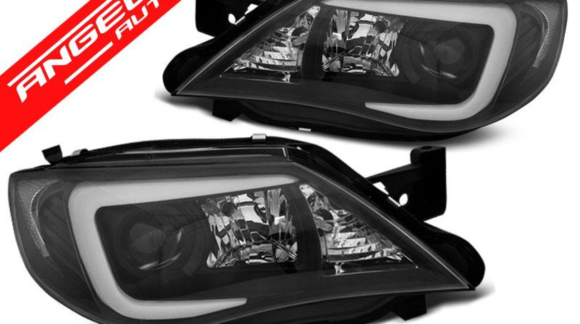 Faruri LED Tube Light Subaru Impreza 3 GH 2007-2012 Negru Xenon din Fabrica