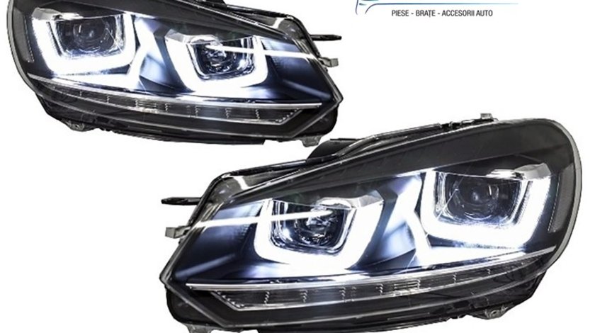 Faruri LED VW Golf 6 (2008-2012) U Design