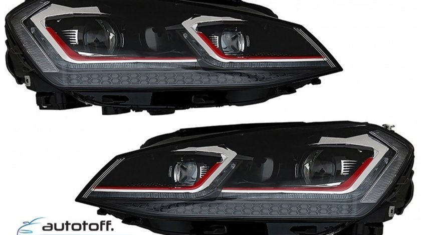 Faruri LED VW Golf 7 Facelift (2012-2017) G7.5 GTI Design