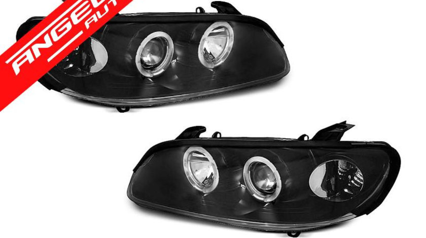 Faruri OPEL OMEGA B 04.94-08.99 ANGEL EYES Negru