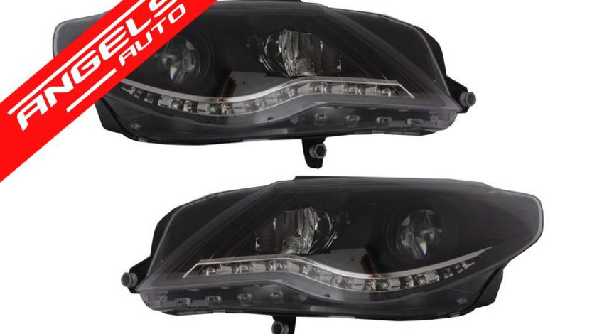 Faruri Passat CC LED Dayline 08-12 Negru DEPO