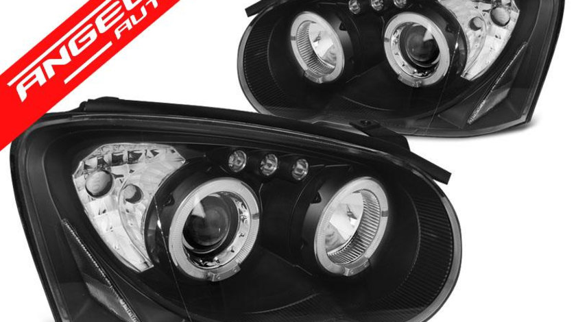 Faruri SUBARU IMPREZA II GD 03-05 ANGEL EYES Negru