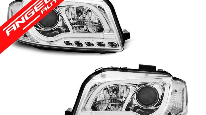 Faruri TUBE LIGHT AUDI A3 8P 2003-2008 Crom