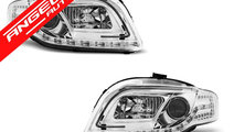 Faruri TUBE LIGHT AUDI A4 B7 2004-2008 Crom Semnal...