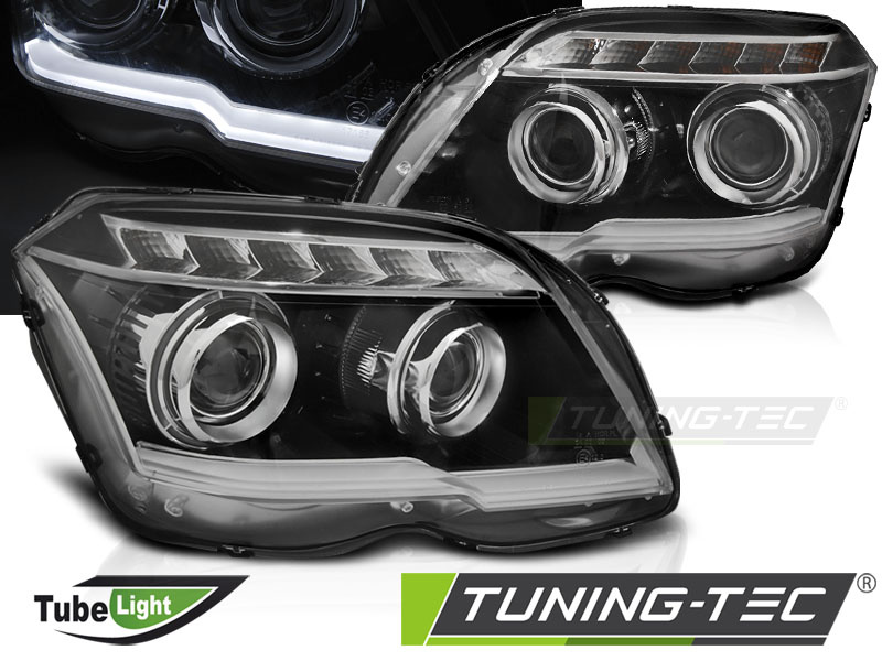 Faruri TUBE LIGHT BLACK compatibila MERCEDES GLK X204 06.08-08.12