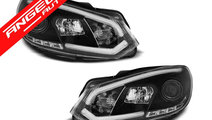 Faruri Tube Light VW Golf 6 2008-2012 Negru LED