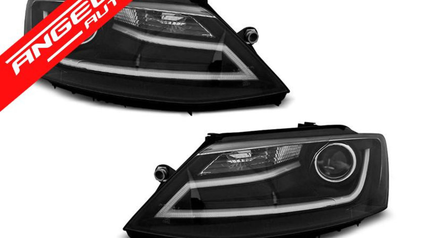 Faruri TUBE LIGHT VW JETTA VI 2011-2018 Black Design