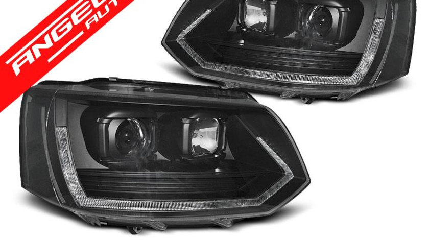 Faruri TUBE LIGHT VW T5 2010-2015 T6 Look Black