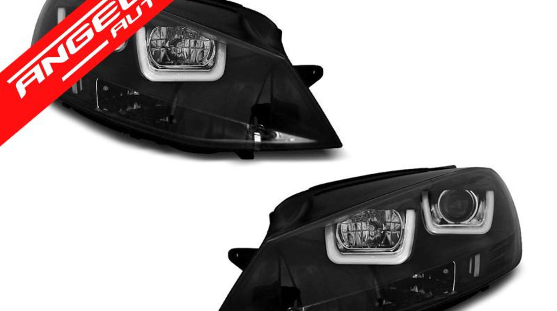 Faruri U-LED LIGHT VW GOLF 7 2012-2017 Black #83143314