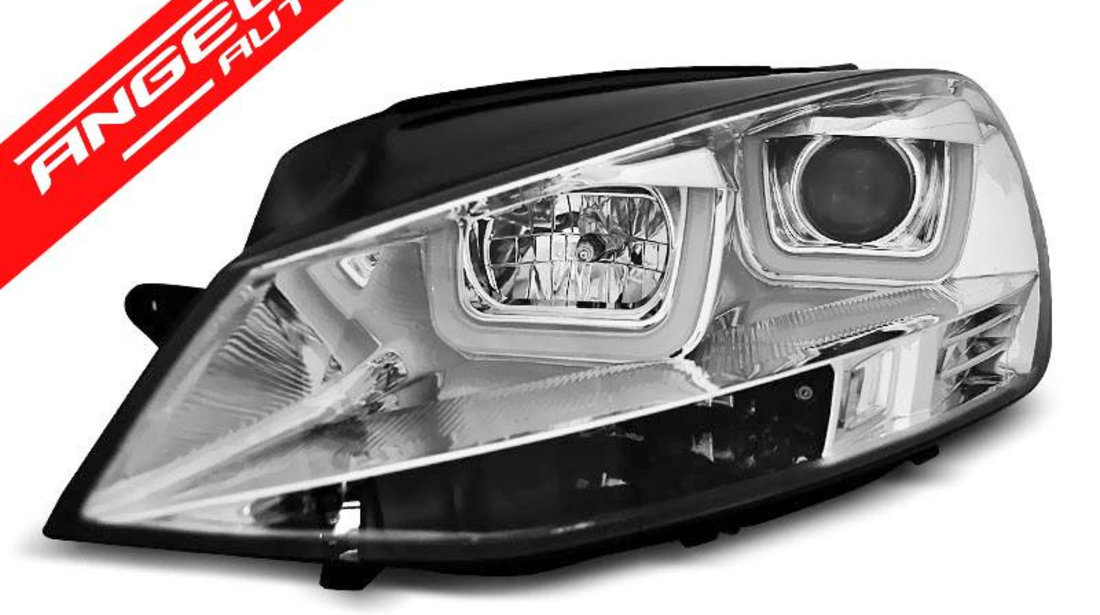 Faruri U-LED LIGHT VW GOLF 7 2012-2017 Chrome