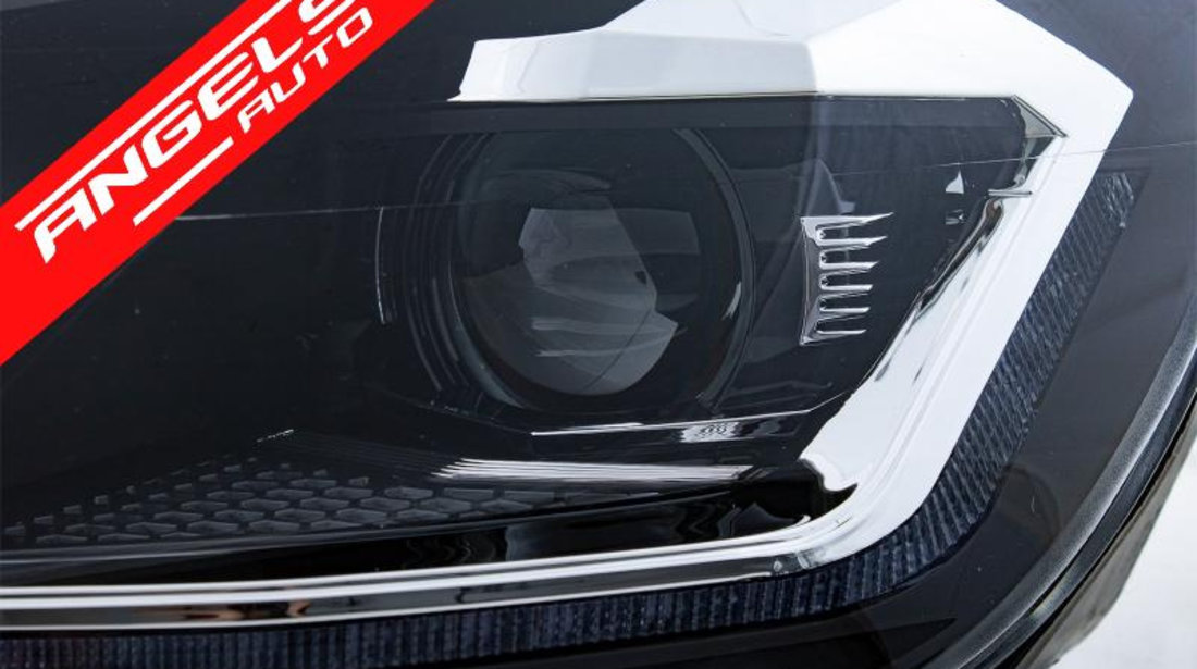 Faruri VW Golf 6 Facelift G7.5 Look Silver Semnalizare Secventiala LED
