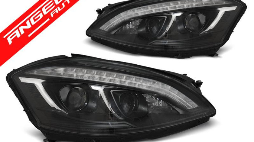 Faruri XENON Faruri DAYLIGHT Negru potrivite pentru MERCEDES W221 05-09