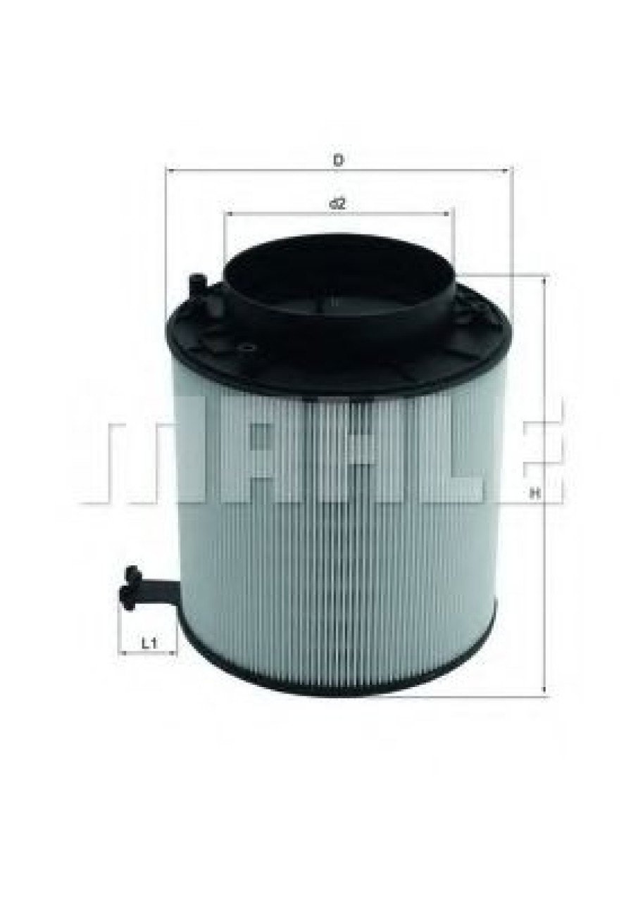 Filtru aer AUDI A4 (8K2, B8) (2007 - 2015) MAHLE ORIGINAL LX 2091D piesa NOUA